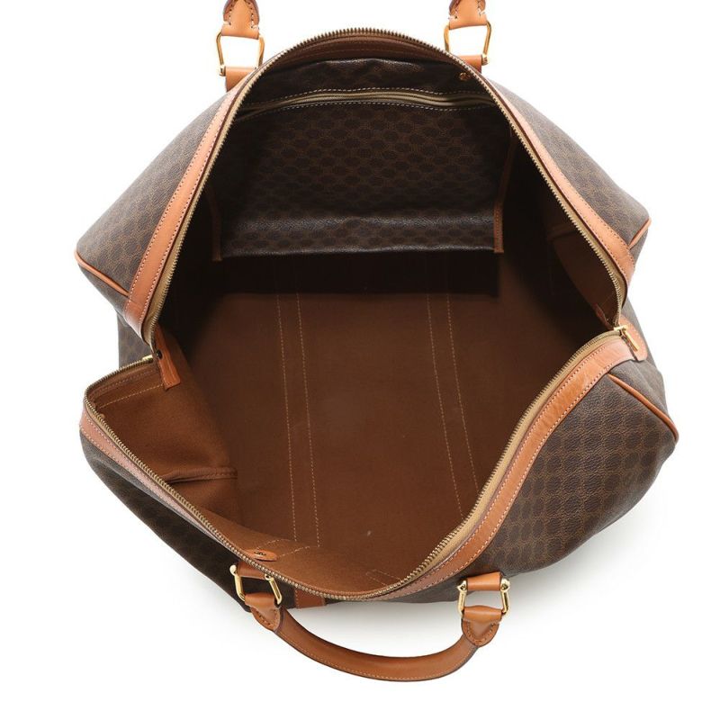 セリーヌ ボストンバッグ マカダム PVC/レザー CELINE 旅行用 トラベル