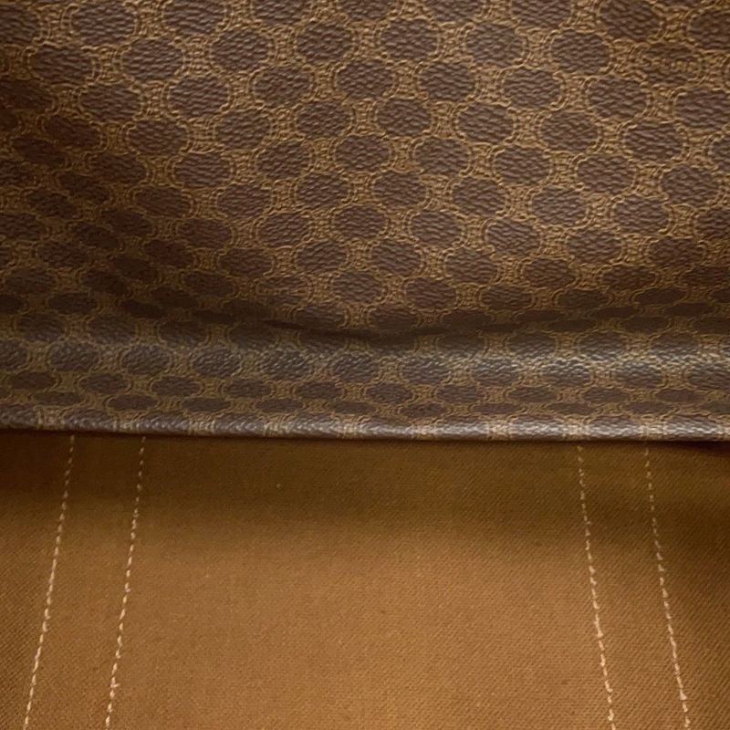 セリーヌ ボストンバッグ マカダム PVC/レザー CELINE 旅行用 トラベル