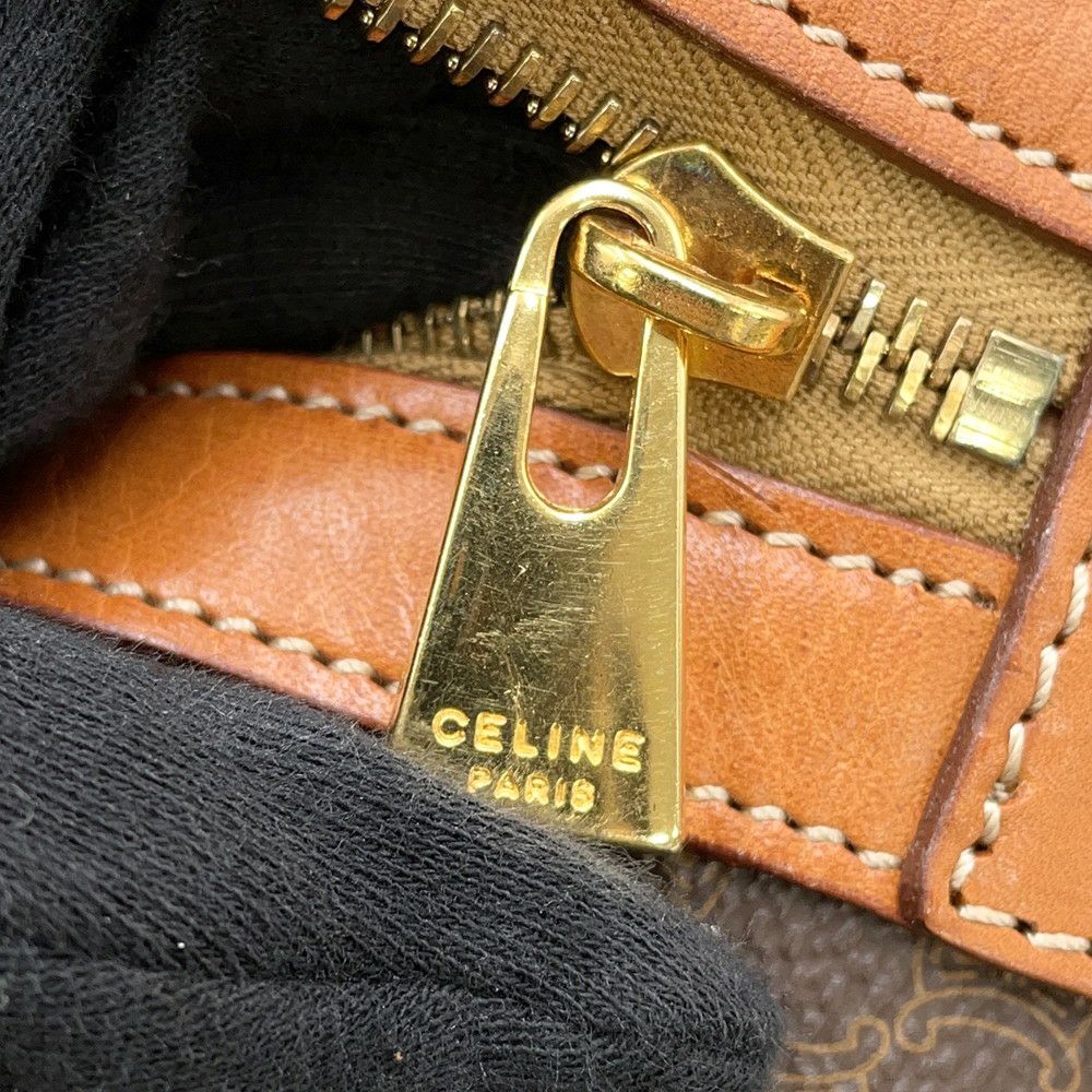 セリーヌ ボストンバッグ マカダム PVC/レザー CELINE 旅行用 トラベル