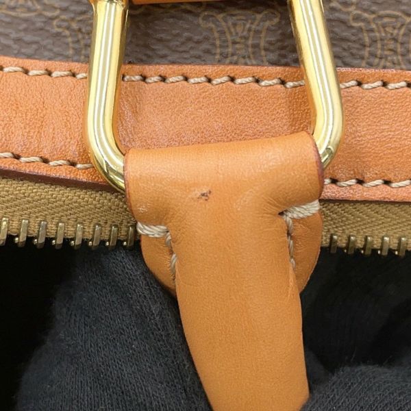 セリーヌ ボストンバッグ マカダム PVC/レザー CELINE 旅行用 トラベル