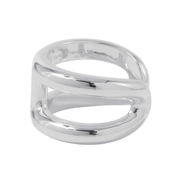 エルメス リング オスモズPM Osmose SV925シルバー リングサイズ55 HERMES ジュエリー 指輪