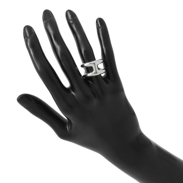 エルメス リング オスモズPM Osmose SV925シルバー リングサイズ55 HERMES ジュエリー 指輪