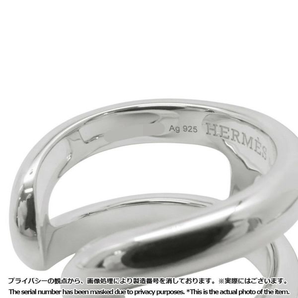 エルメス リング オスモズPM Osmose SV925シルバー リングサイズ55 HERMES ジュエリー 指輪