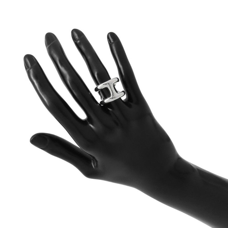 エルメス リング オスモズGM Osmose SV925シルバー リングサイズ50 HERMES 指輪 ジュエリー