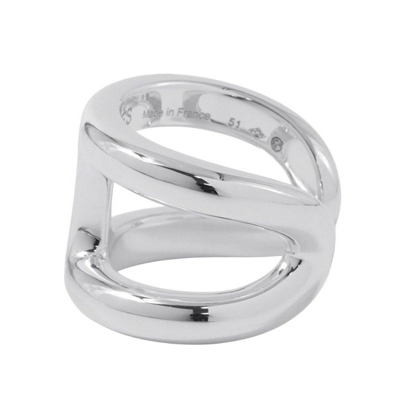 エルメス リング オスモズGM Osmose SV925シルバー リングサイズ51 HERMES ジュエリー 指輪