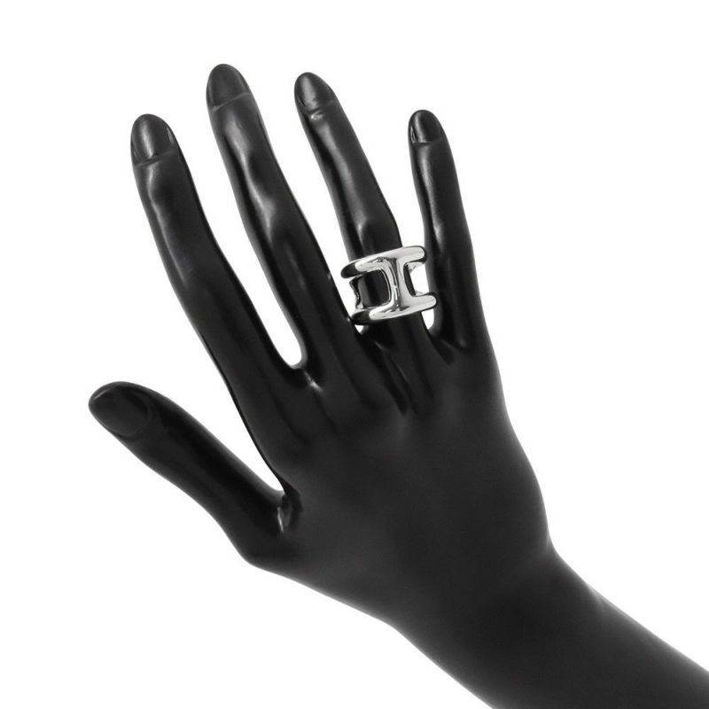 エルメス リング オスモズGM Osmose SV925シルバー リングサイズ51 HERMES ジュエリー 指輪