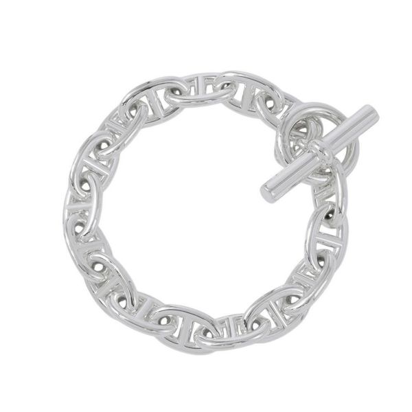 エルメス ブレスレット シェーヌダンクルTGM 16コマ SV925シルバー HERMES ジュエリー