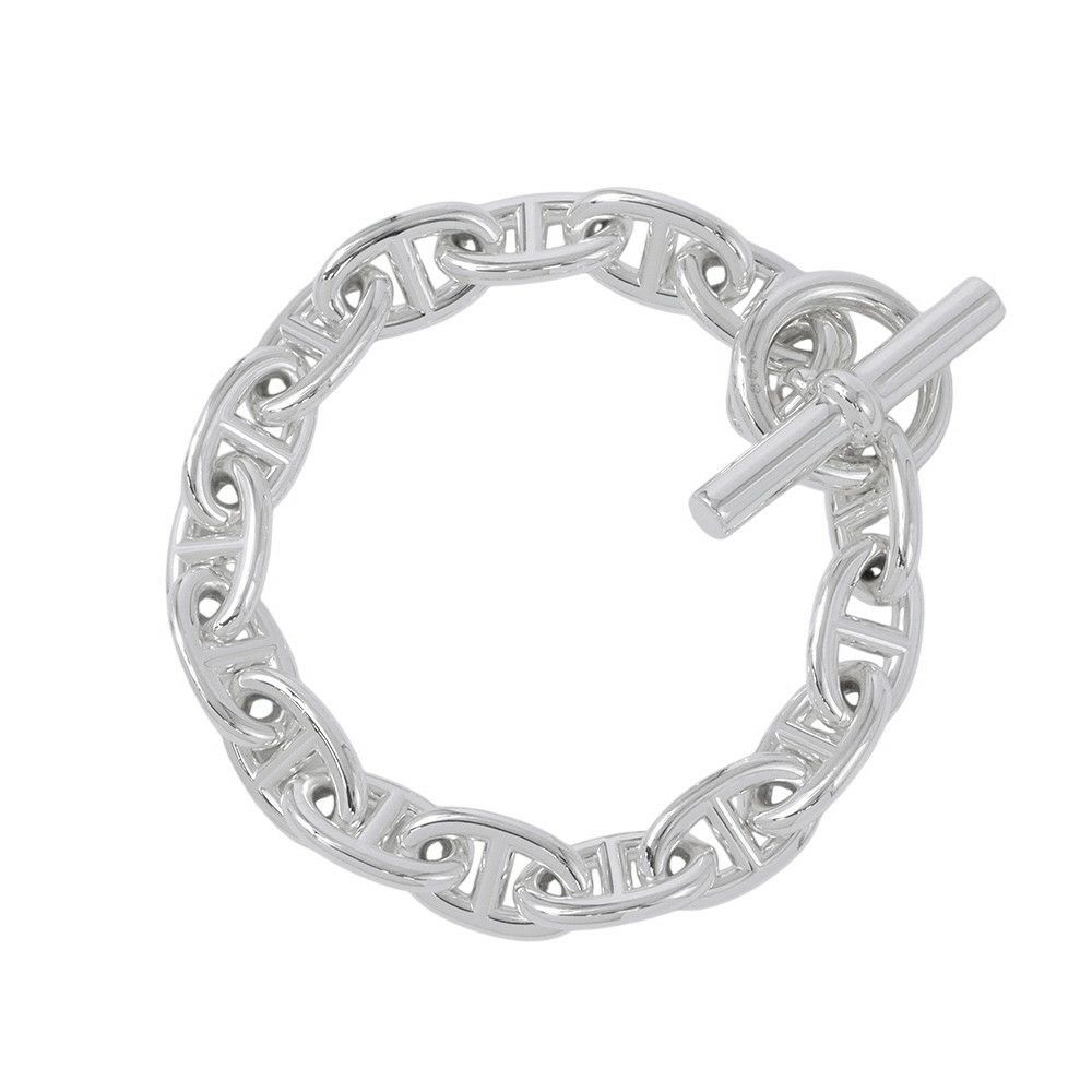 エルメス ブレスレット シェーヌダンクルTGM 16コマ SV925シルバー HERMES ジュエリー