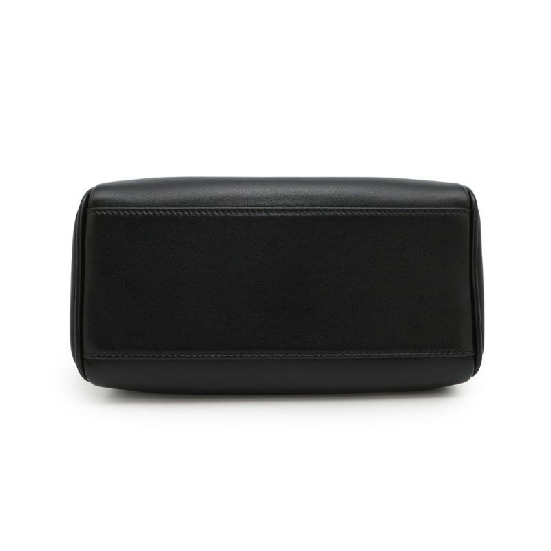 セリーヌ ハンドバッグ トリオンフ スモール ボストン カーフレザー 113773 2way 黒