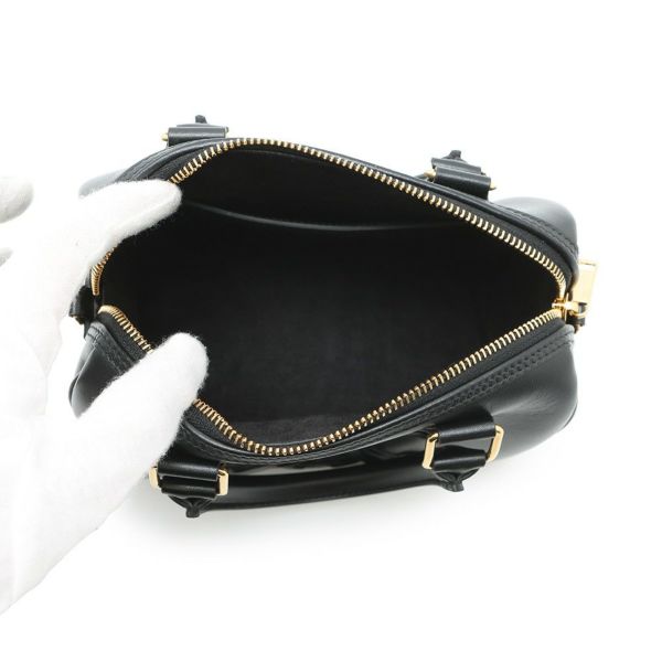 セリーヌ ハンドバッグ トリオンフ スモール ボストン カーフレザー 113773 2way 黒