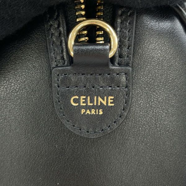セリーヌ ハンドバッグ トリオンフ スモール ボストン カーフレザー 113773 2way 黒