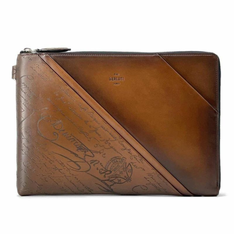 ベルルッティ クラッチバッグ ニノ GM レザー Berluti バッグ セカンドバッグ メンズ 黒