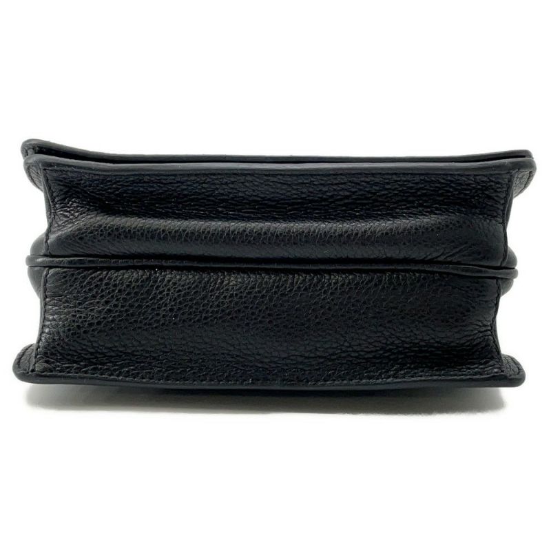 プラダ ショルダーバッグ ロゴ レザー 1BD102 PRADA バッグ 黒