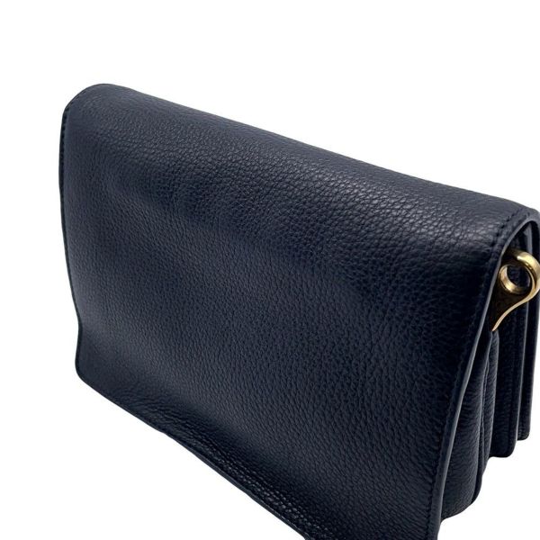 プラダ ショルダーバッグ ロゴ レザー 1BD102 PRADA バッグ 黒