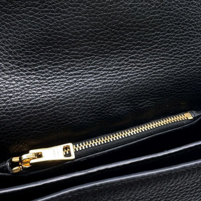 プラダ ショルダーバッグ ロゴ レザー 1BD102 PRADA バッグ 黒