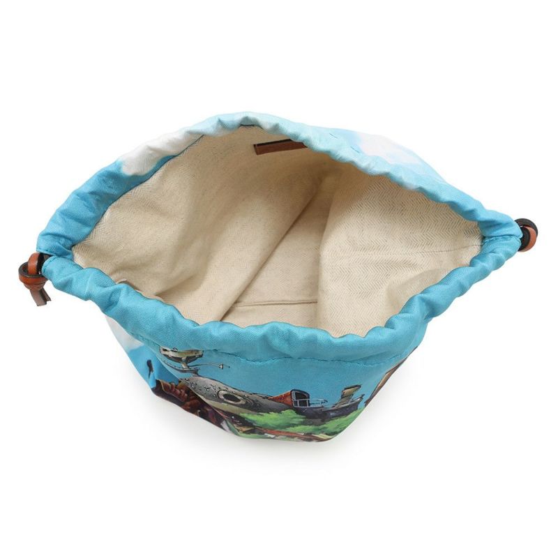 ロエベ ポーチ 巾着 ドロースリング ポーチ ジブリコラボ C822057X23 LOEWE バッグ ハウルの動く城