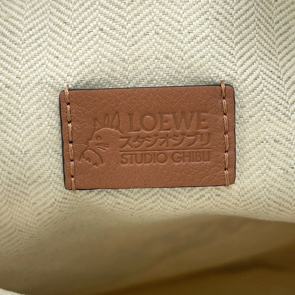 ロエベ ポーチ 巾着 ドロースリング ポーチ ジブリコラボ C822057X23 LOEWE バッグ ハウルの動く城