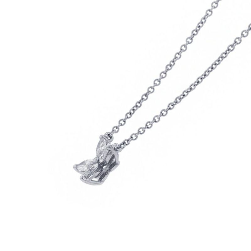 ティファニー ネックレス ビクトリア ペンダント スモール ダイヤモンド 計0.32ct Pt950プラチナ 60011941 Tiffany&Co.