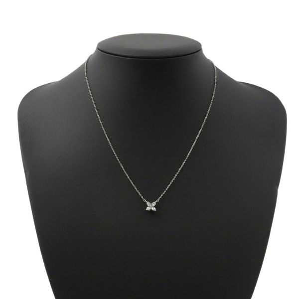 ティファニー ネックレス ビクトリア ペンダント スモール ダイヤモンド 計0.32ct Pt950プラチナ 60011941 Tiffany&Co.