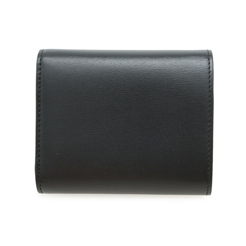 セリーヌ 三つ折り財布 トリオンフ スモール フラップウォレット 10D783 CELINE 黒