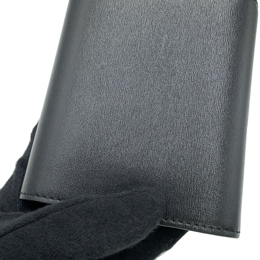 セリーヌ 三つ折り財布 トリオンフ スモール フラップウォレット 10D783 CELINE 黒