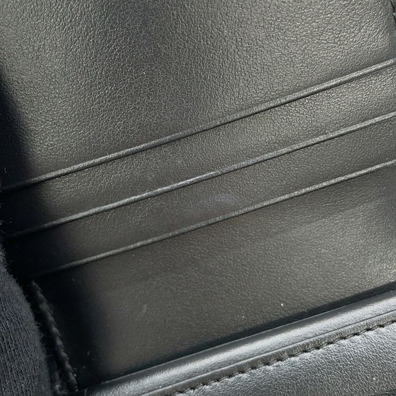 セリーヌ 三つ折り財布 トリオンフ スモール フラップウォレット 10D783 CELINE 黒