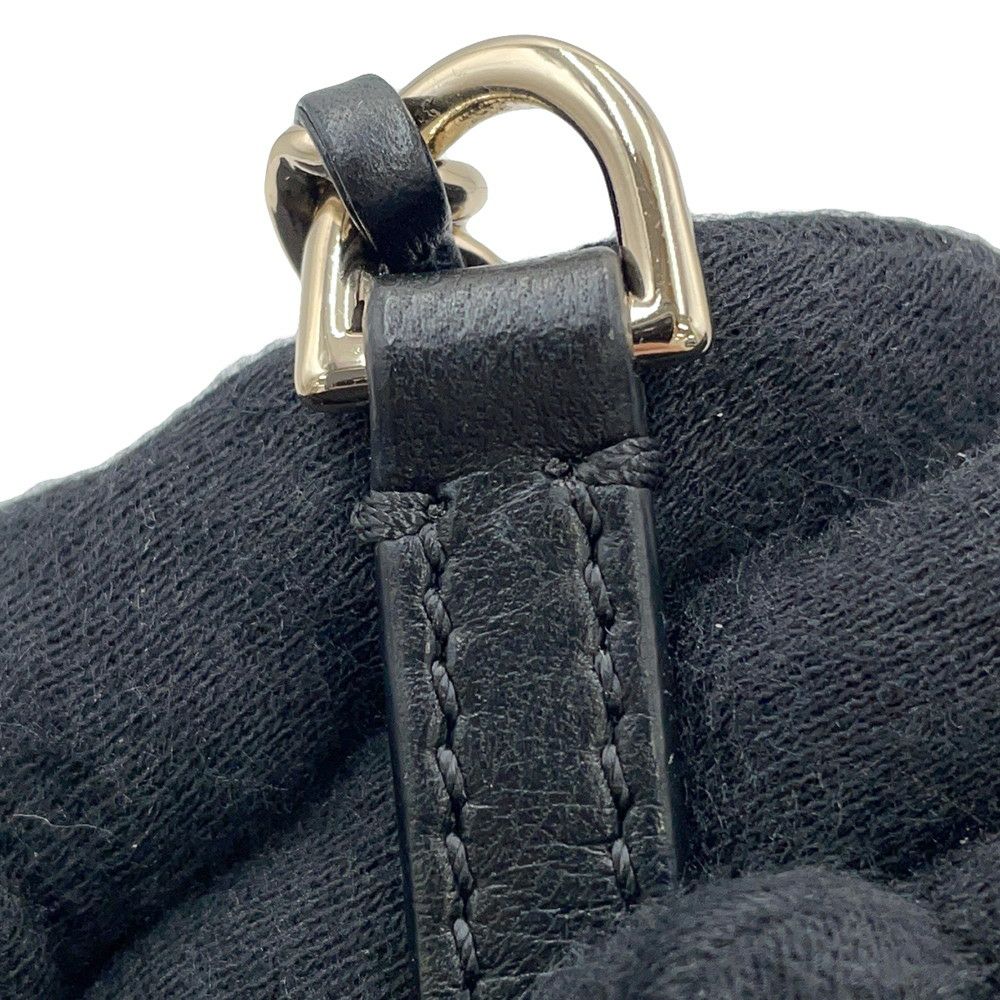 シャネル チェーンショルダーバッグ ミニ マトラッセ ココマーク ラムスキン AS1693 CHANEL 2way 黒