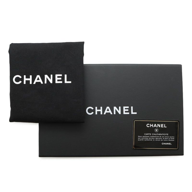 シャネル チェーンショルダーバッグ ミニ マトラッセ ココマーク ラムスキン AS1693 CHANEL 2way 黒