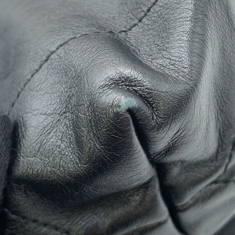 シャネル ハンドバッグ CHANEL 22 マトラッセ スモール シャイニーカーフ AS3260 ポーチ付き 黒