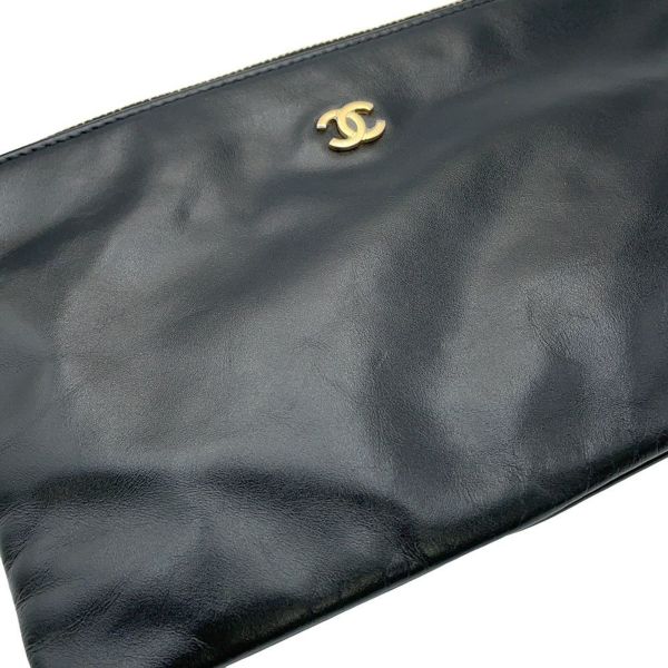 シャネル ハンドバッグ CHANEL 22 マトラッセ スモール シャイニーカーフ AS3260 ポーチ付き 黒