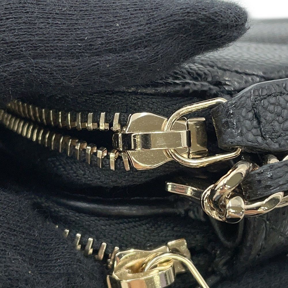 シャネル チェーンウォレット ココマーク マトラッセ キャビアスキン ラインストーン AP4627 CHANEL ポシェット 財布 黒