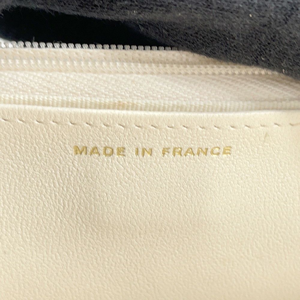 シャネル チェーンウォレット マトラッセ ココマーク ラムスキン AP3035 CHANEL 財布 白
