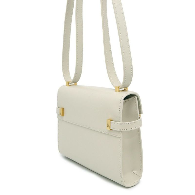 サンローランパリ ショルダーバッグ マンハッタン ミニ レザー 727766 SAINT LAURENT PARIS 白