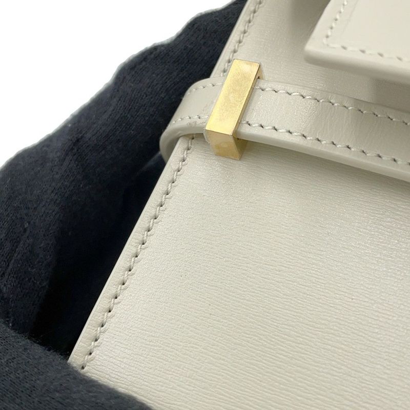 サンローランパリ ショルダーバッグ マンハッタン ミニ レザー 727766 SAINT LAURENT PARIS 白