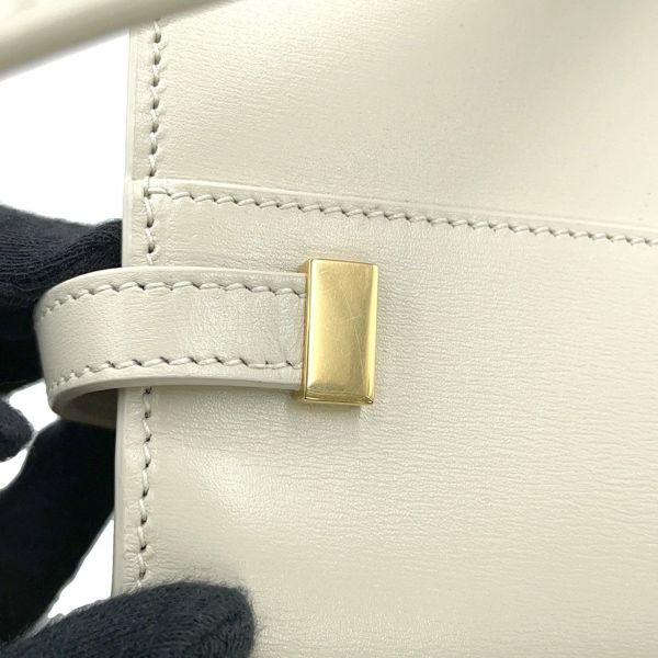 サンローランパリ ショルダーバッグ マンハッタン ミニ レザー 727766 SAINT LAURENT PARIS 白