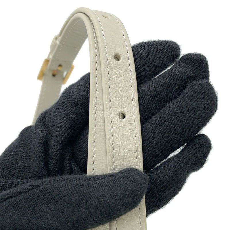 サンローランパリ ショルダーバッグ マンハッタン ミニ レザー 727766 SAINT LAURENT PARIS 白