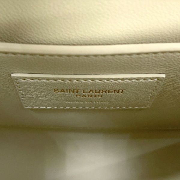 サンローランパリ ショルダーバッグ マンハッタン ミニ レザー 727766 SAINT LAURENT PARIS 白