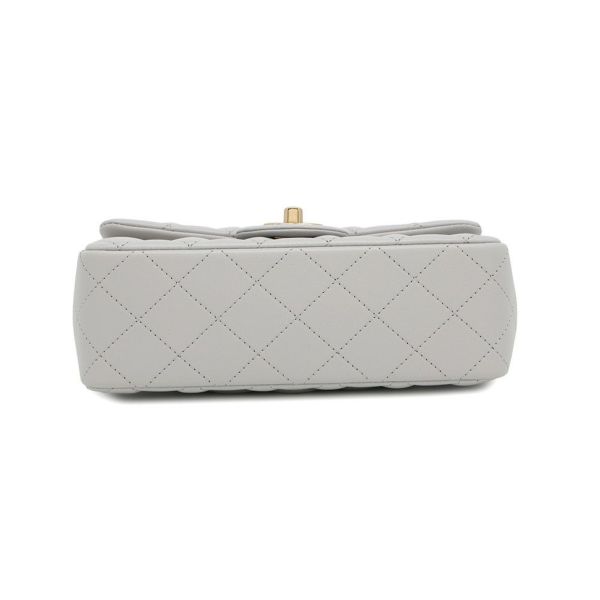 シャネル チェーンショルダーバッグ マトラッセ ココマーク トップハンドル ミニ フラップ ラムスキン AS2431 CHANEL