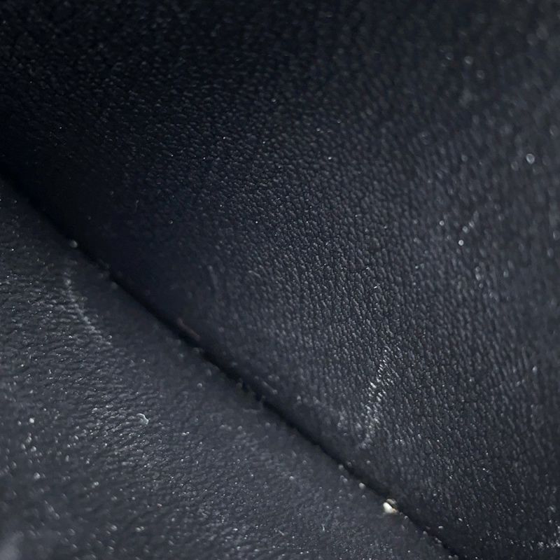 エルメス 二つ折り財布 MC2 ガリレイ ブラック アリゲーターマット X刻印 HERMES 財布 メンズ 黒