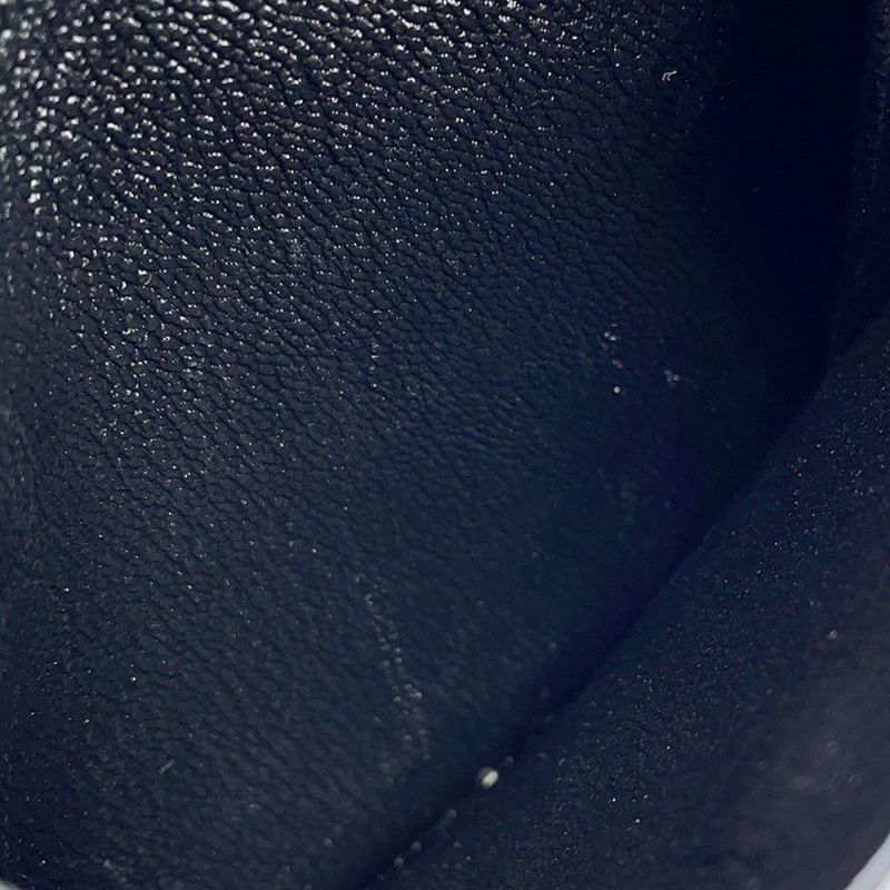 エルメス 二つ折り財布 MC2 ガリレイ ブラック アリゲーターマット X刻印 HERMES 財布 メンズ 黒