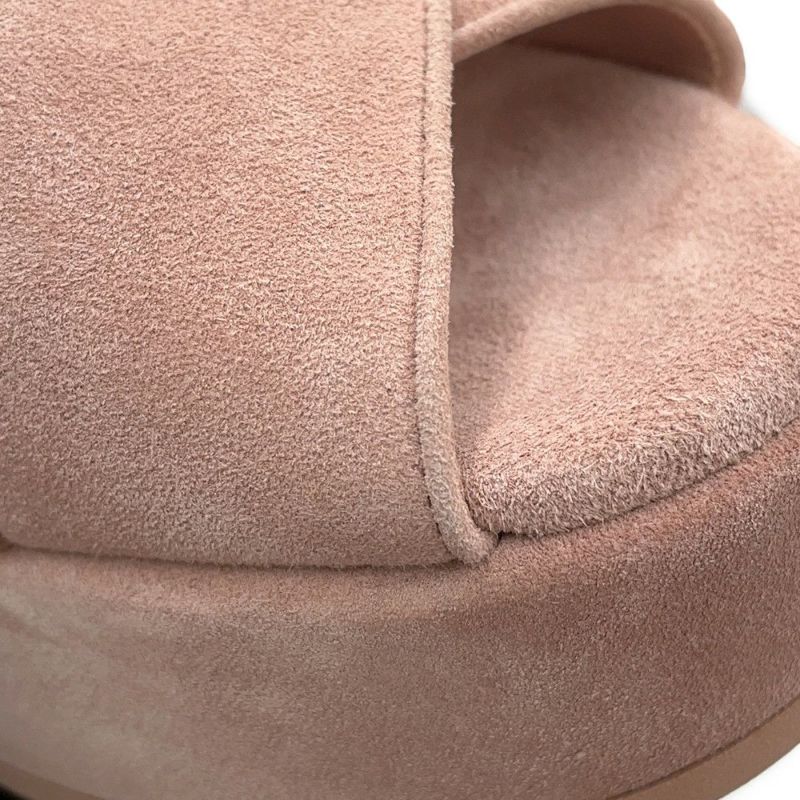 シャネル サンダル ココマーク マトラッセ スエード ラインストーン レディースサイズ38C G45594 CHANEL 靴