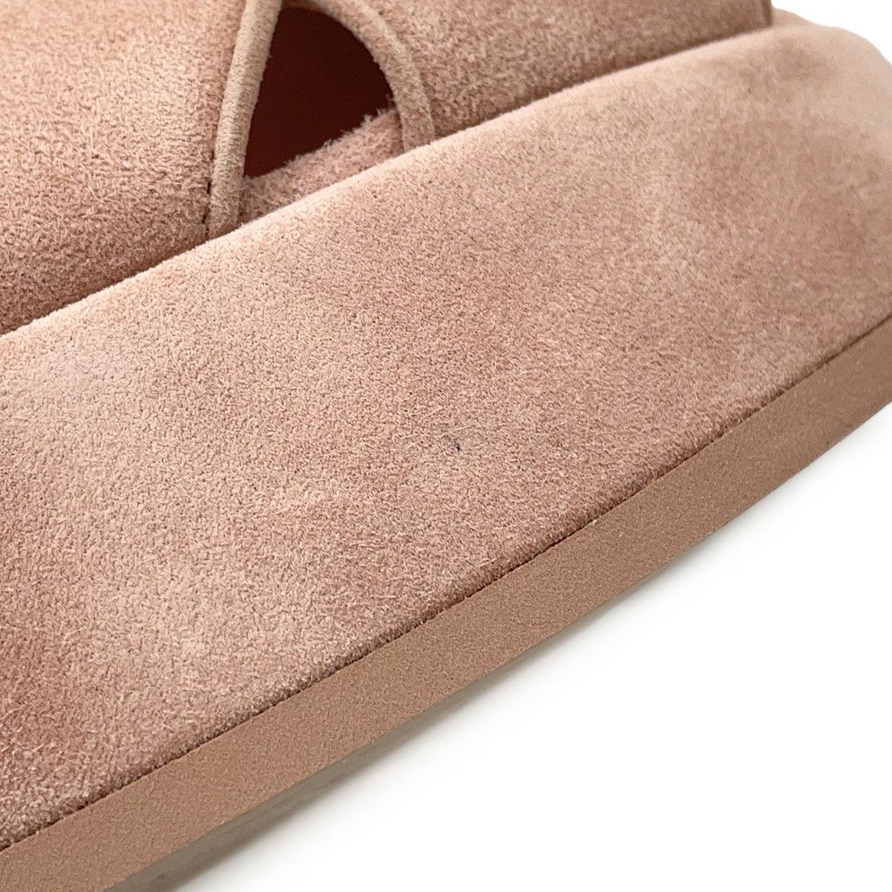 シャネル サンダル ココマーク マトラッセ スエード ラインストーン レディースサイズ38C G45594 CHANEL 靴