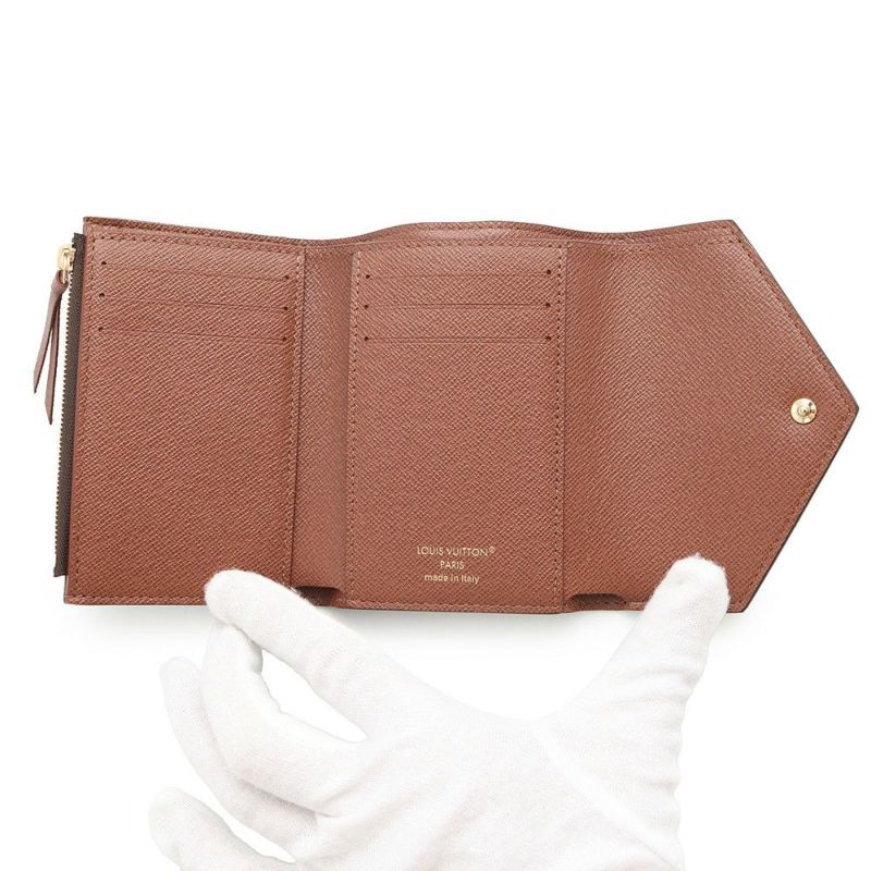 ルイヴィトン 財布 モノグラム ポルトフォイユ・ヴィクトリーヌ M62472 LOUIS VUITTON ヴィトン 三つ折り