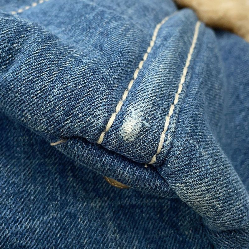 プラダ トートバッグ カナパ デニム フェイクファー BN2182 PRADA