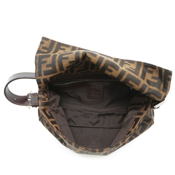 フェンディ ハンドバッグ ズッカ柄 マンマバケット キャンバス レザー 33492 FENDI ワンショルダー