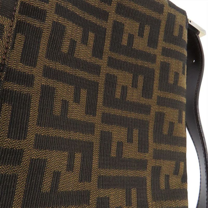フェンディ ハンドバッグ ズッカ柄 マンマバケット キャンバス レザー 33492 FENDI ワンショルダー