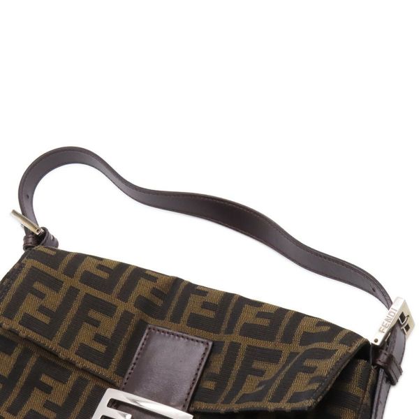 フェンディ ハンドバッグ ズッカ柄 マンマバケット キャンバス レザー 33492 FENDI ワンショルダー