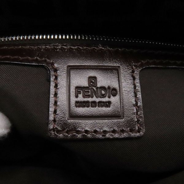 フェンディ ハンドバッグ ズッカ柄 マンマバケット キャンバス レザー 33492 FENDI ワンショルダー