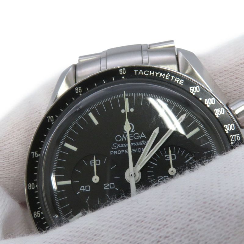 オメガ スピードマスター アポロ11号月面着陸30周年記念 世界9999本限定 3560.50 OMEGA 腕時計 黒文字盤
