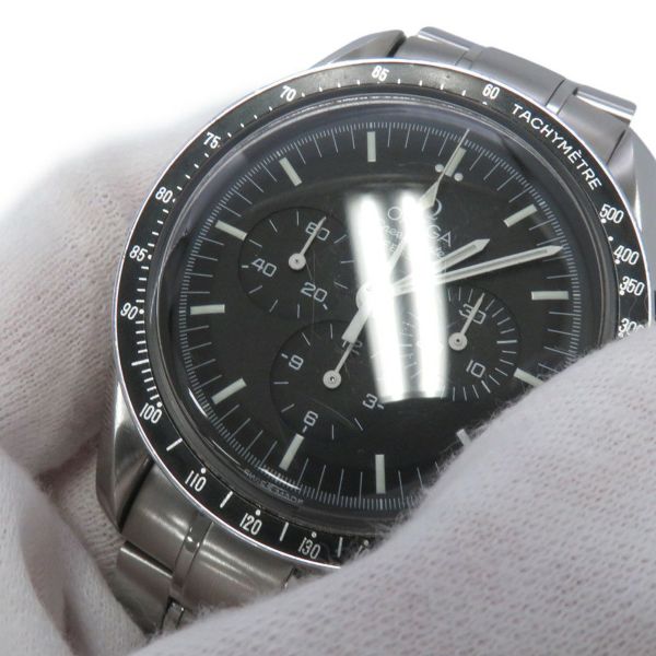 オメガ スピードマスター アポロ11号月面着陸30周年記念 世界9999本限定 3560.50 OMEGA 腕時計 黒文字盤